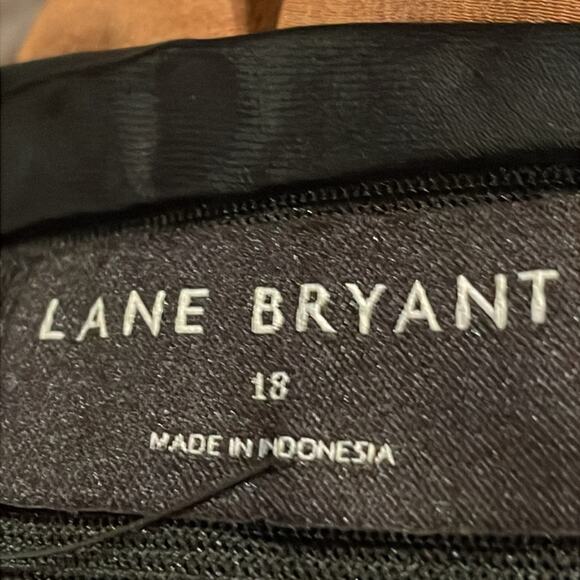 NWT. Lane Bryant Black Satin Skirt. 18 - Picture 2 of 5